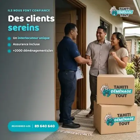 Visuel publicitaire déménagement