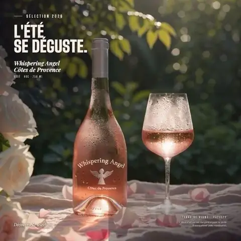Visuel publicitaire spiritueux