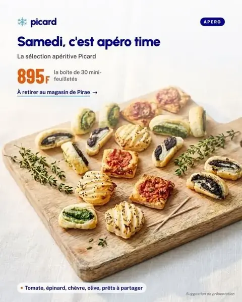 Visuel publicitaire alimentaire