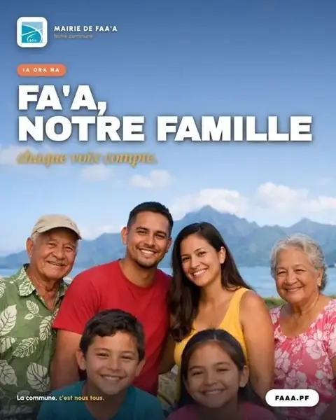 Campagne Mairie de Faa'a produite par Aloa